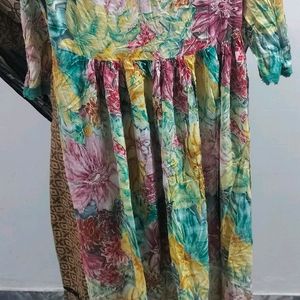 New Unused Padded Anarkali Mumtaz Gown 10m Flare