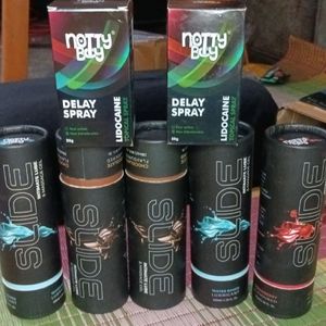 Pack Of 5 Ya 6 Delay Spray Gel And Lubricant