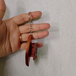 Handmade Wooden Keychain