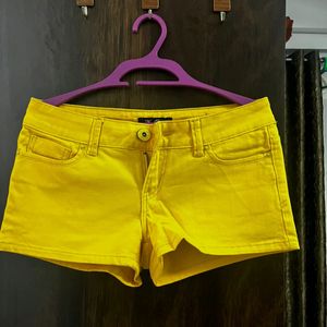 Bright and Sunny Yellow GUESS Shorts