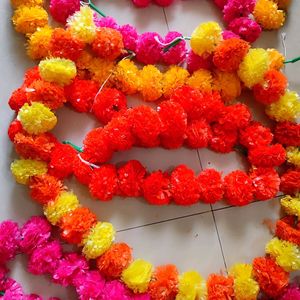 10 Marigold Flower Strings