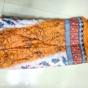 Cotton Flower Print Dupatta 01