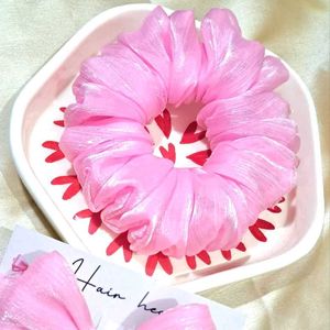 Shimmer Organza Scrunchie