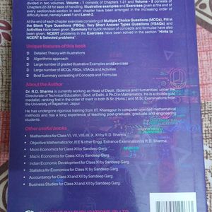 RD SHARMA MATHEMATICS VOL1&2