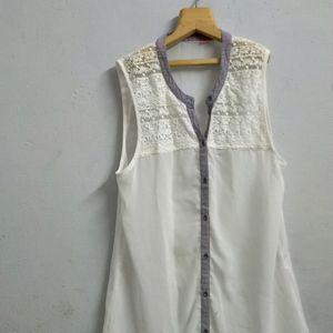 White Sheer Top (Negotiable)