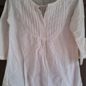 White Tunic Top