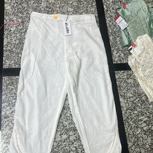 Off White Palazzo Pant With Tag