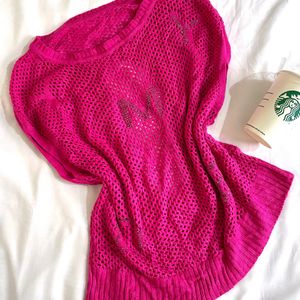 Pinterest Crochet Rose Back Designer Pullover