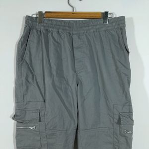 Grey Cargo Pant For Men's