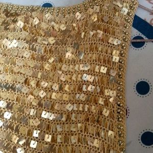 Pinteresty Golden Sequin Tank Top