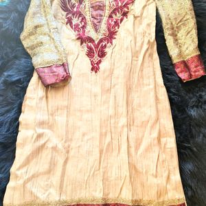 Heavy Embroidery Women Kurta Set