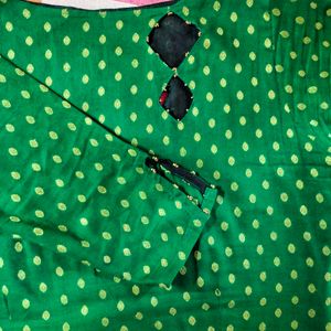 Designer green kurti