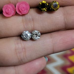 Combo Of Earring Studs For Women(Setof7)