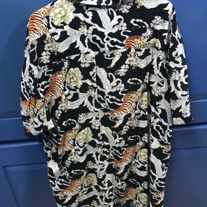 Used Japanese Print Shirt