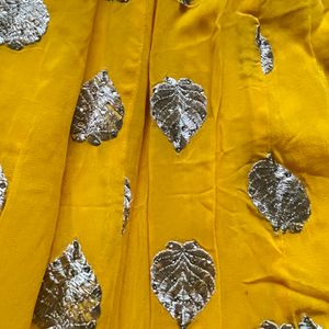 Yellow Coloured Lehenga With Dupatta