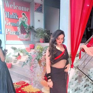 Black Beautiful Saree