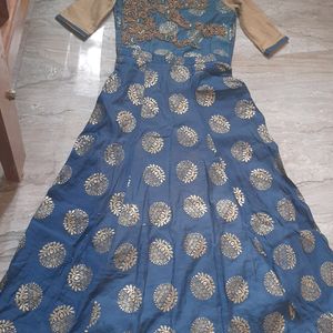 Long Gown Heavy Worked Top Kurti