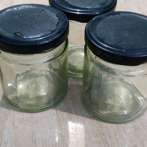 Glass Jars (Set of 3)