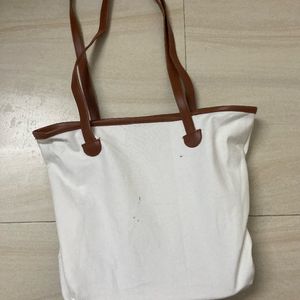 White Tote Bag