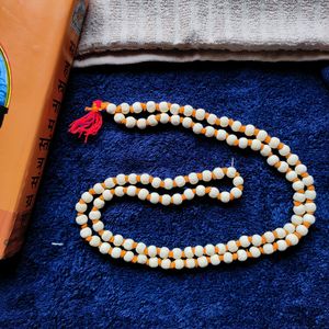 Safed Chandan Jap Mala White Sandalwood Rosary NEW