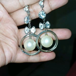 Pearl Earring 6 Cm Long