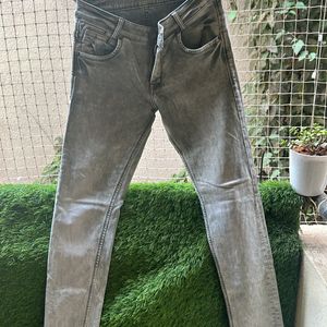 MUFTI brand greyish greenish Jeans Size 32 Stretch