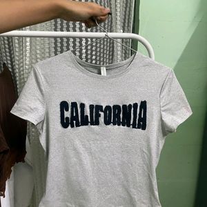 Newmeasia Grey California Tshirt