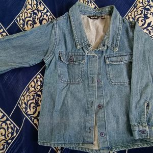 Unisex Jeans Jacket For Kids