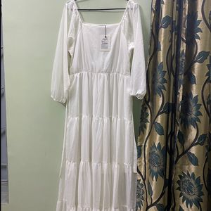 White Women Dress Limited Offer♥️🚫