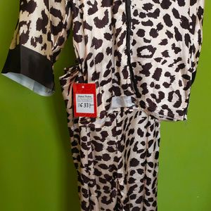 Animal Print Coord Set New With Tag