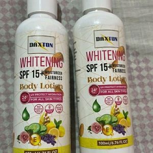 Whitening Body Lotion On SPF15+