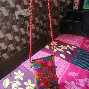 Multicolored Rajasthani Sling Bag