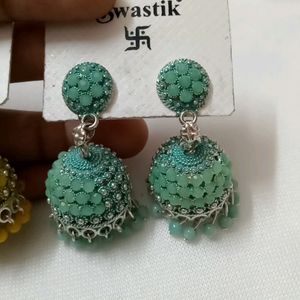 Combo Of 2 Crystal Earrings