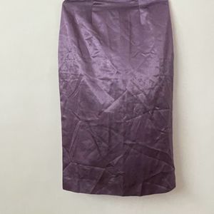 SATIN SKIRT