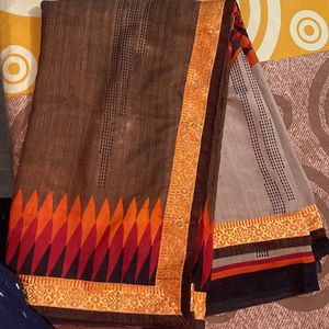 cotton blend beautiful saree low price