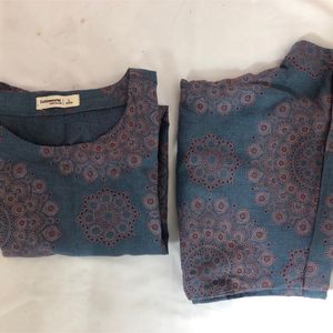 Grey Printed Co-ords(Women’s)