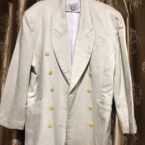 Cream Colour Blazer