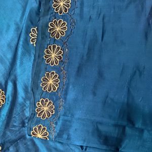 Sana Silk Neavy Blue Color Saree