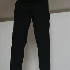 Code Black Treggings With Side Zip