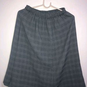 Grey Casual Skirt