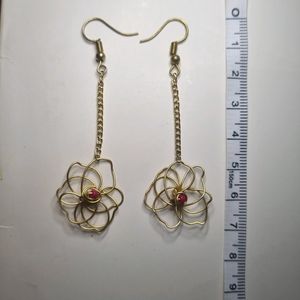 🌼Handmade Flower Earrings