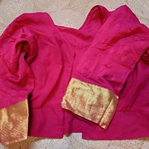 Soft Pink Banarasi Silk Saree