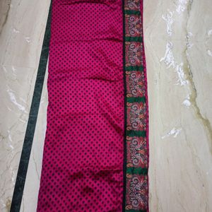 Beautiful Queen Pink Pashmina Silk Saree