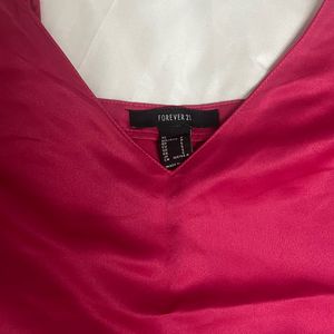 Fuschia Pink Forever 21 Top