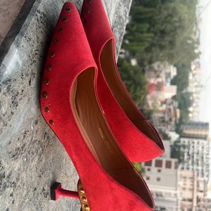 Hot Red Sweatleather Pumps!❤️