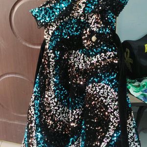 Black Multi Layers Gown