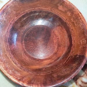 wooden serving bowl