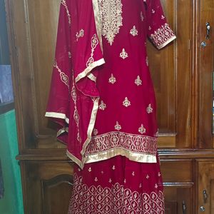 🌹Gorgeous Maroon Sharara🌹