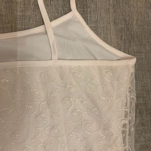 imported lace tank top