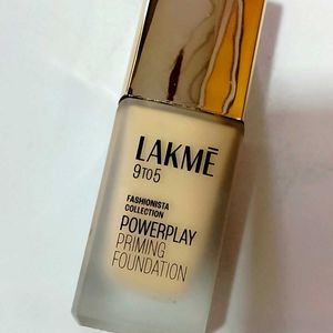 Lakme 9 To 5 Powerplay Priming Foundation Spf-20